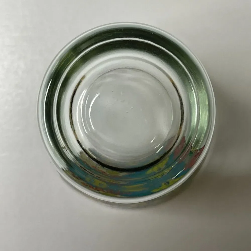 Shot Glass Akamu Adam Hawaii With Under the Sea Design Travel Souvenir Barware